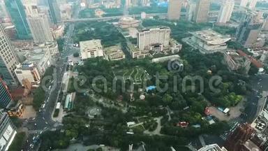 上海惊人的空中景色